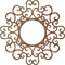 Ekena Millwork Reims Wood Fretwork Pierced Ceiling Medallion, Walnut, 24"OD x 9 1/8"ID x 1/4"T CMWP24X24X0250REWA - alternate 5